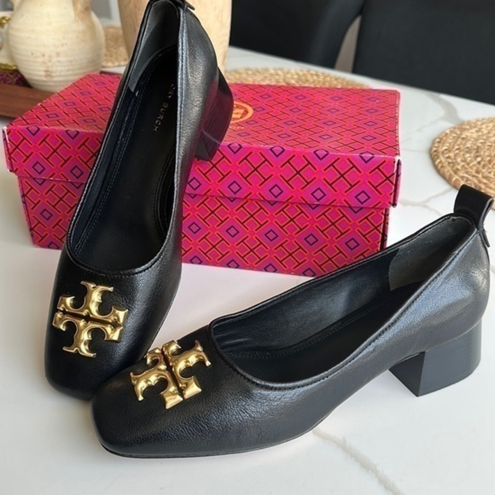 Tory burch leather pumps